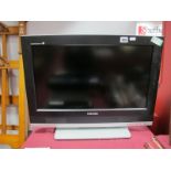 A Toshiba 22" Television (no remote).