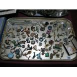 A Large Collection of Assorted Costume Brooches, including micromosaic, marcasite, etc, together