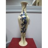 A Moorcroft Pottery Vase, decorated with the Bluebell Harmony Design by Kerry Goodwin, shape 138/12,