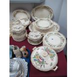 A Royal Doulton "Cavendish" Part Dinner Service, including two tureens, five graduated oval
