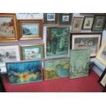 Spencer Coleman and Four Impressionist Prints. (5)