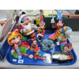 Five Britto Disney Figures, two Showcase figures, Chinese example, Living Dead doll, Saxon child's