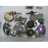 XIX Century and Later Brooches, including cameo, hardstone, etc.