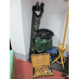 Fishing Rods, Hardy, Swing Tip, Bruce and Walker, Shakespeare, two Daiwa, Silstar, keep nets,