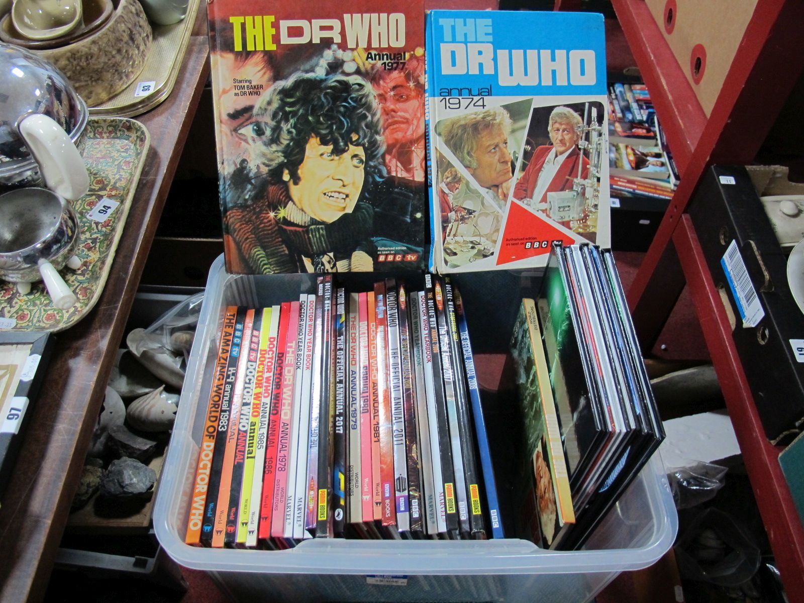 Over Thirty Dr. Who Annuals, 1970's and later.