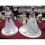 Two Coalport Figures, "A Golden Jubilee Celebration", limited edition 170/950 modelled by Martin