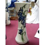 A Moorcroft Pottery Vase, decorated with the Bluebell Harmony Design by Kerry Goodwin, shape 344/