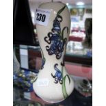 A Moorcroft Pottery Vase, decorated with the Bluebell Harmony Design by Kerry Goodwin, shape 92/6,