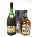 Spirits - Remy Martin V.S.O.P Fine Champagne Cognac, 70% proof, 68.2cl; Chivas regal Blended