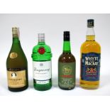 Spirits - Napoleon V.S.O.P. Brandy, 1 litre, 38% Vol.; Warre's Fine Selected White Port, 70cl, 20%