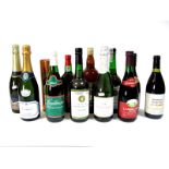 Wines - Oudinot Brut Champagne, 1984 Barolo, Chaumet Sparkling Wine, Prosecco, Golden Jubilee Ale,