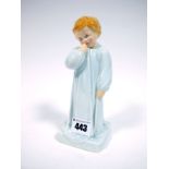 A Royal Doulton Porcelain Figure "Darling", HN1, circa 1913, modelled by C. Vyse. Sc., printed and