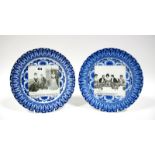 A Pair of Royal Doulton Pottery Plates, from the 'Gibson Girls' Series, entitled "Some Think That