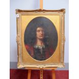 BRITISH SCHOOL, XIX CENTURY, Romantic Portrait of an Italianate Nobleman, oil on canvas laid down,