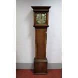 An Early XVIII Century Thirty-Hour Longcase Clock, by Adam Cleak, Bridport, the engraved silvered