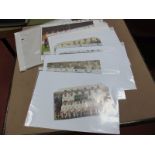 Autographed magazine Team Prints - Leeds united Mid 1960's, Hull City, Coventry, Luton, Oxford,