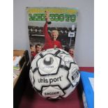 A FKS Mexico 70 Sticker Album Complete, Uhlsport Football signed by Leeds United players including