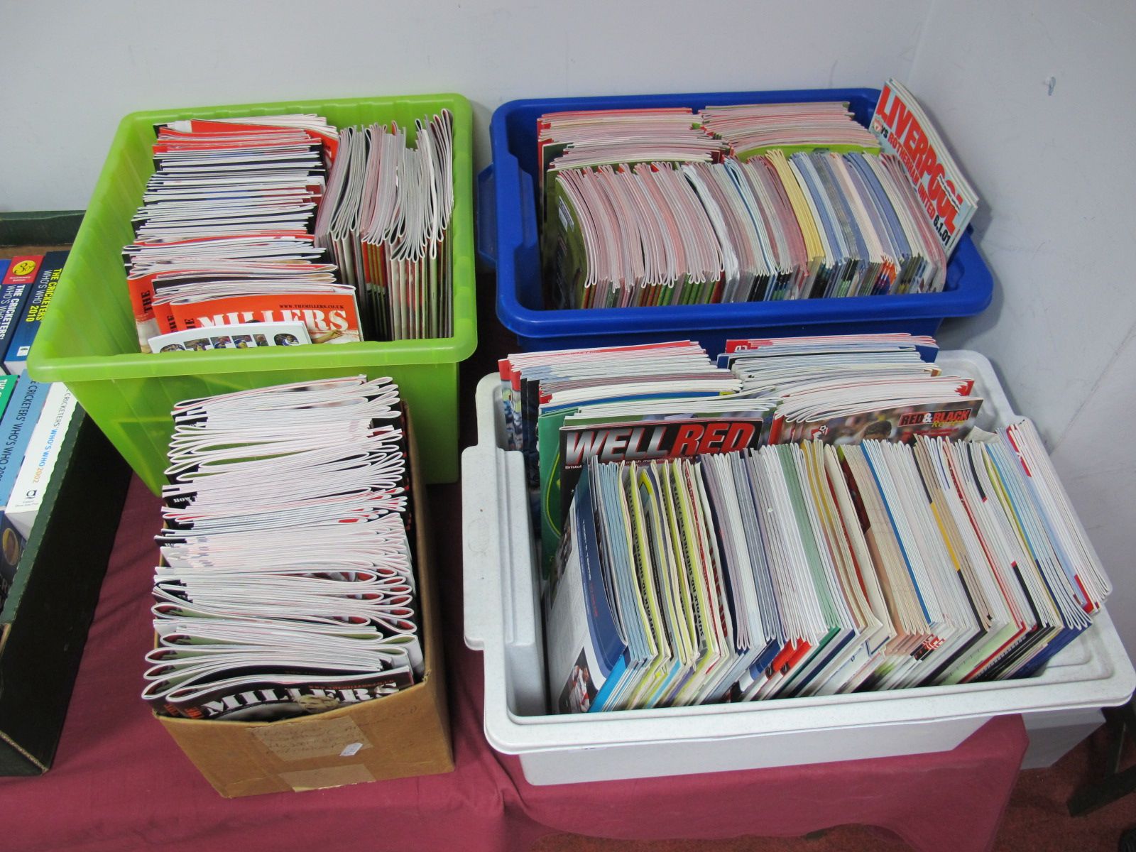 Four Boxes of Rotherham United Programmes from the 2000's.