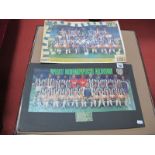 West Bromwich Albion- Two Magazine Team Prints, bearing many signatures.