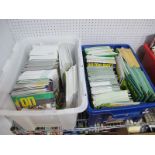 Norwich City 1999 - 2013 Programmes, large quantity. Two Boxes