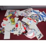 Speedway Darren Bookcock Memorabilia, including 1991 Reserve Team Manager Badge, self billing forms,