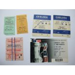 Tickets 1949-50 Chelsea v. Derby Dated August 27th, 52-3 Chelsea v. Blackpool dated September