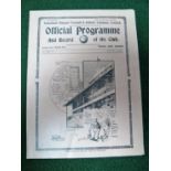 A 1937-38 Tottenham White's v. Stripes Four Page Programme, dated August 14th 1937.