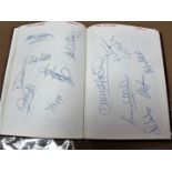 1990 Book of Autographs, to include Spurs, Manchester United reserves, Leeds, Arsenal, Hull K. R.,