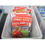 England Home Programmes 2003 - 2013, Including non Wembley issues:- One Box