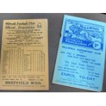 Millwall 1947-8 Programme v. Newcastle, dated December 13th, 48-9 v. Norwich February 26th. (2)