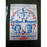 A 1950-1 Scotland v. Denmark Festival of Britain Programme.