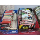Barnsley Home and Away Programmes 1970's to Date, large quantity and official history 1887-1998 by