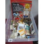 Merlin 94 and 95, Panini 86 and Other Sparse, Empty Albums, quantity of mixed cards, A & B, C,