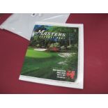 Golf Masters 2001 Programme at Augusta, Tiger Woods completed the grand slam of all four majors at