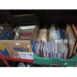 Books, theatre programmes, CD's, records:- Two Boxes