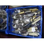 A Mixed Lot of Assorted Plated Cutlery:- One Box