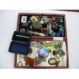 XIX Century and Later Brooches, with bracelet, coin bracelet, locket, etc.