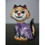 Lorna Bailey - Shaggy the Cat, limited edition 1/1 in this colourway.