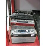 Five Circa 1960's Roberts Radios, including models R606, R606-MB (x2), Ric-2, and R707. (5)