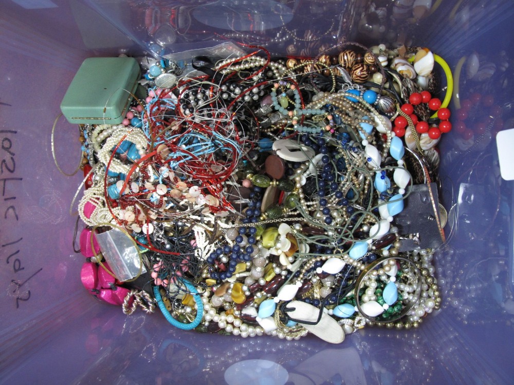 A Mixed Lot of Assorted Costume Jewellery:- One Box