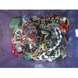 A Mixed Lot of Assorted Costume Jewellery:- One Box