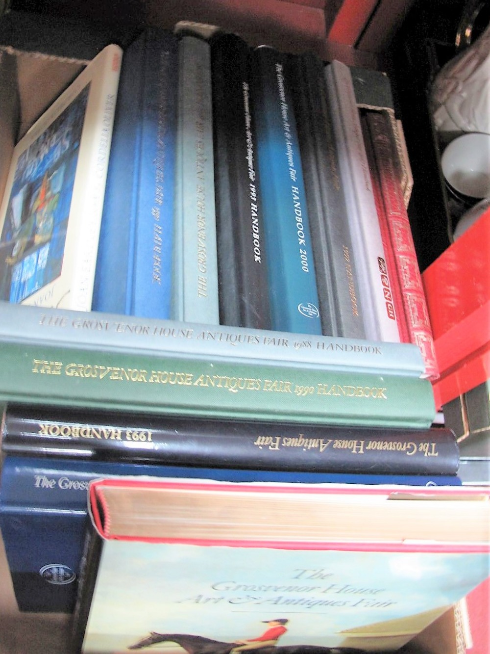 A Quantity of Hardback Grosvenor House Antiques Fair Handbooks, 1987-2000 (Incomplete) and other art