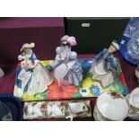 Three Royal Worcester Figurines, 'Summer Day' modelled by F.G. Doughty, 'Winters Morn', '