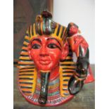 Royal Doulton Flambé Large Character Jug "The Pharaoh", D7028, modelled by Robert Tabbenor,