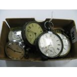 C. H. Nicholls & Co Castleford; A Hallmarked Silver Cased Openface Pocketwatch, the signed dial with