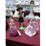 Royal Doulton Figurines, 'Invitation' HN2170, 'The Little Bridesmaid' HN1433 and Royal Belvedere