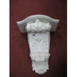 XIX Century Style Plaster Wall Bracket, with acanthus decoration.