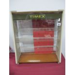 A Circa 1960's 'Timex' Watch Shop Cabinet, 53 x 45.5cm.