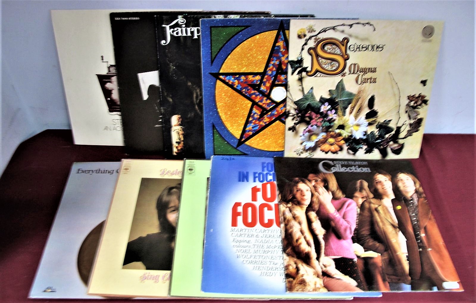 Folk Interest A Nice Collection to include Magna Carta 'Seasons' (Vertigo large swirl, 6360003,