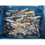 A Mixed Lot of Assorted Plated Cutlery:- One Box